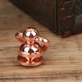 thumbnail image 3 of 4 Uds. De tornillos de anillo de Metal, tachuelas de cabeza redonda, remaches para uñas, picos giratorios, accesorios de Hardware para manualidades de cuero DIY, bronce púrpura, 3 of 7