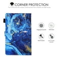 thumbnail image 4 of Tarise for Samsung Galaxy Tab A8 10.5 inch Tablet Case, X200 Cover, PU Leather Auto Wake/Sleep Pen Holder Shockproof Anti-Scratch Slim Stand Case Cover for Samsung SM-X200/X205/X207, Blue Sea, 4 of 7