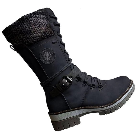 Qarigey Zapatos de invierno, botas de tacón alto, accesorios para mujer, botines multicolores de moda de larga duración, suministros para Calzado