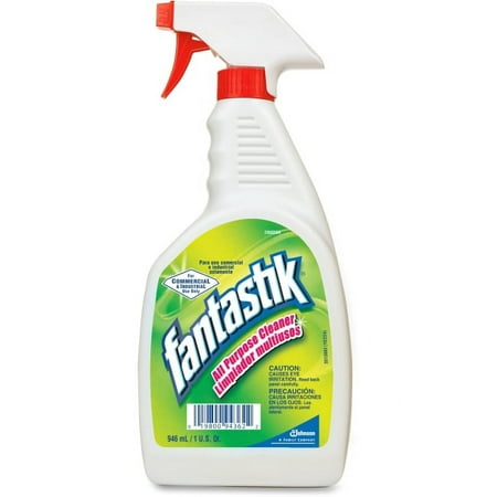 Fantastik All-Purpose Spray Cleaner - Spray - 0.25 gal (32 fl oz) - 12 / Carton - Clear