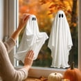 thumbnail image 5 of PYURTEP Halloween Decorations Window Clings Decor, Reusable Large White Ghost Decal, Removable Glass Stickers for Home Window, Mirror Halloween Decor, 5 of 7