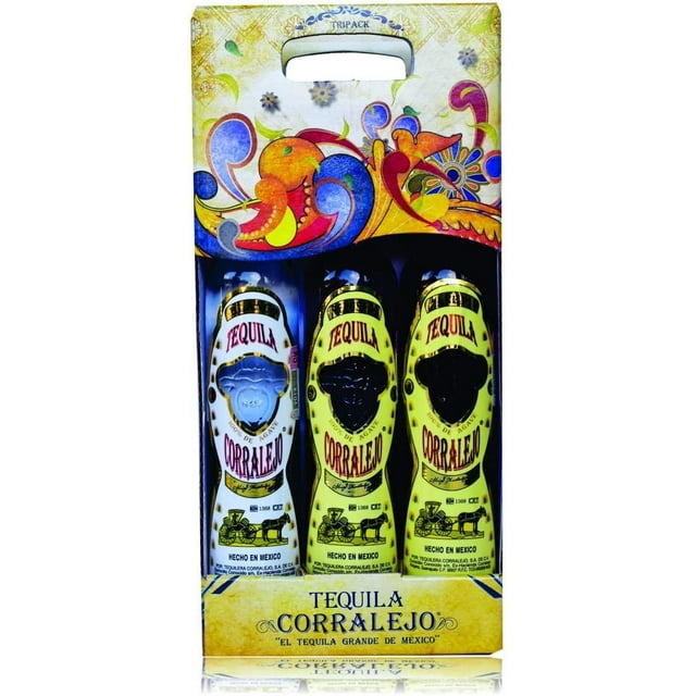 Pack c/3 Corralejo Paquete C/3 Bco - Rep - Añejo Mini 100 ml Tequila Corralejo Paquete de 3