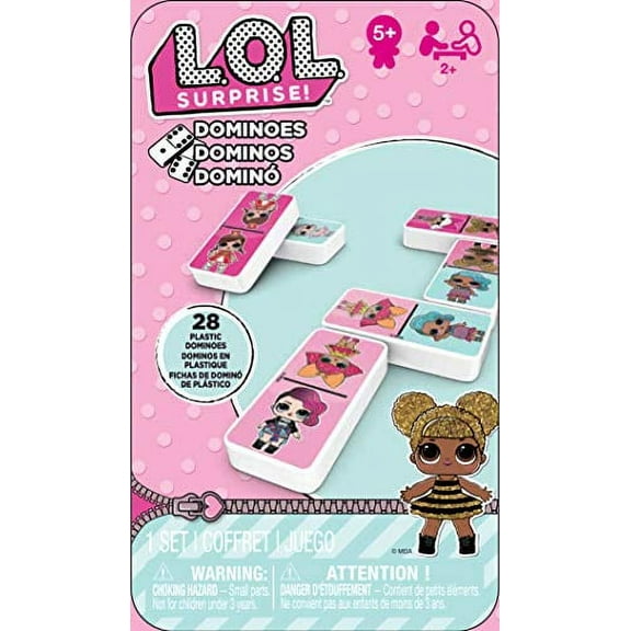 L.O.L. Surprise Dominoes Game in Tin