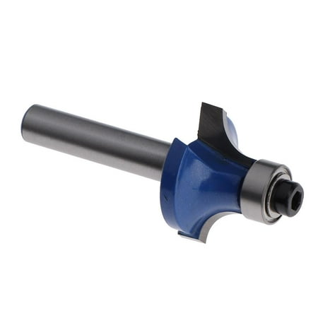 

Carbide Tipped 1/2 Round Over Edge Forming Router Bit - 1/4 Shank Cutter