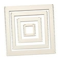 thumbnail image 1 of HILABEE Gear Shape Weaving Loom Set Weaving Tools for Table Mat Scarf Woven Tapestry Square 4pcs Set, 1 of 9
