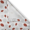 thumbnail image 4 of Ambesonne Ladybugs Window Valance, Animal Illsutration, 54" X 12", Vermilion Black Grey, 4 of 5