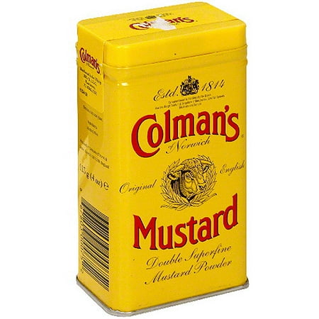 - Colman's Of Norwich Hot Dry Mustard, 4 oz (Pack of 12)