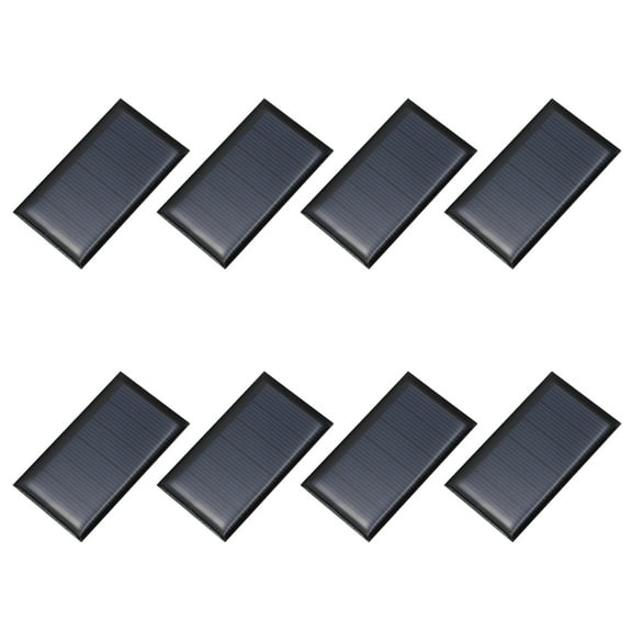 8PCS 3V 0.27W 0.09A Mini Solar Panels for Solar Power, Small Solar Photovoltaic Cells Charge, 2.44" x 1.42"