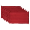 thumbnail image 1 of Juego de manteles individuales DII Variegated Tabletop Collection Tango Red, 1 of 7