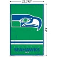 thumbnail image 3 of NFL Seattle Seahawks - Retro Logo 15 Wall Poster, 22.37" x 34", 3 of 5