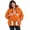 Orange, variant on Halloween Maternity Baby Carrier Hoodie, Pregnancy Mommy Pumpkin Bat Costume Sweatshirt with Infant Onesie, Kangaroo Pocket Maternity Hoodie for Mom and Baby, Matching Outfit for Halloween Party