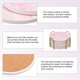 thumbnail image 4 of Posavasos para bebidas Unique Bargains 6uds Rosa con Soporte de Hierro, 4 of 6