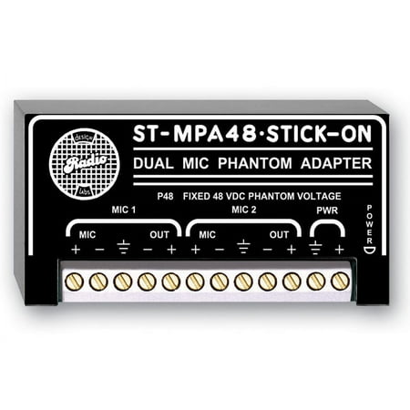 Radio Design Labs ST-MPA48 Dual Microphone Phantom Adapter - 48 V