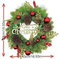 thumbnail image 3 of Suncoda Christmas Tree Decorations, Christmas Red Fruit Garland Christmas Pinecone Decoration Door Hanging Window Display Christmas Pendant, 3 of 5