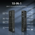 thumbnail image 4 of WAVLINK USB Dock, 4K@60Hz Dock Station 10Gbps USB to HDMI & DisplayPort, 100W Charge for Laptop, 4 of 9