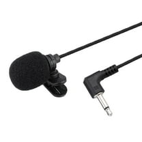 ammoon Mini Portable Clip-on Lapel Lavalier Condenser Microphone Mic Hands-free 3.5mm TS Plug for Computer PC Portable Voice Amplifier Speaker