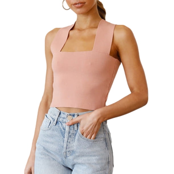 Txlixc Chaleco de punto de verano femenino Txlixc moda