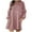 Pink, variant on Lindreshi Fall Dresses for Women 2025 Homecoming Dresses Women Casual Solid Loose Knitted Medium Waist Sweater Dress Long Sleeve Round-Neck Dress