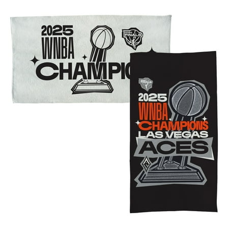 WinCraft Las Vegas Aces 2025 WNBA Finals Champions Locker Room 22" x 42" Double-Sided Celebration Towel