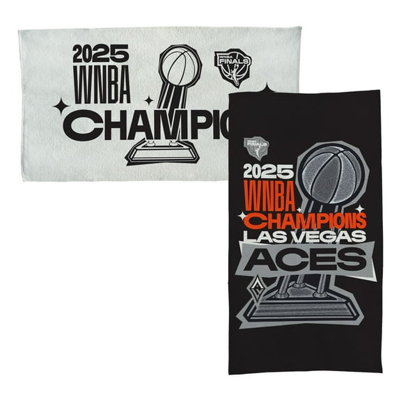 WinCraft Las Vegas Aces 2025 WNBA Finals Champions Locker Room 22" x 42" Double-Sided Celebration Towel