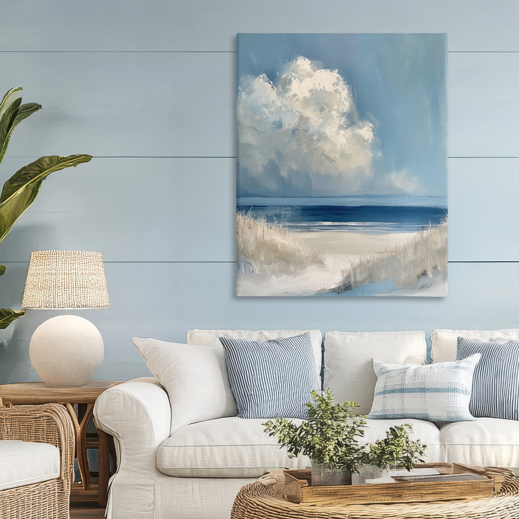 Stupell Industries Dark Waters Ahead Canvas Wall Art, design by Petal Prints Design