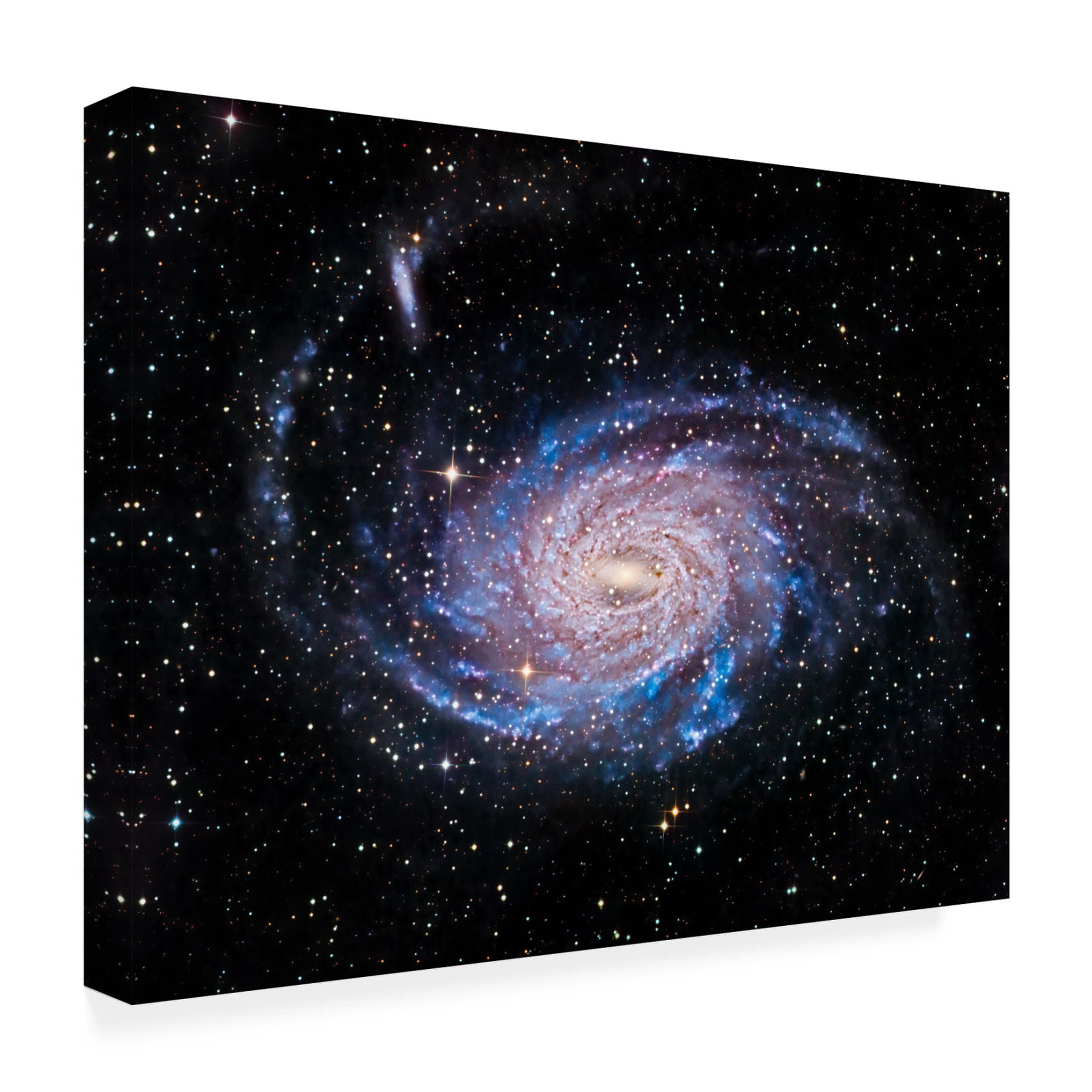 Trademark Fine Art Vikas Chander NGC 6744 Galaxy Canvas Wall Art