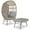 Gray, variant on Emorefun Oversized Egg Chair with Stand, Round Wicker Chair W/Ottoman & Thick Cushion for Indoor Outdoor Patio Porch Backyard, Gray