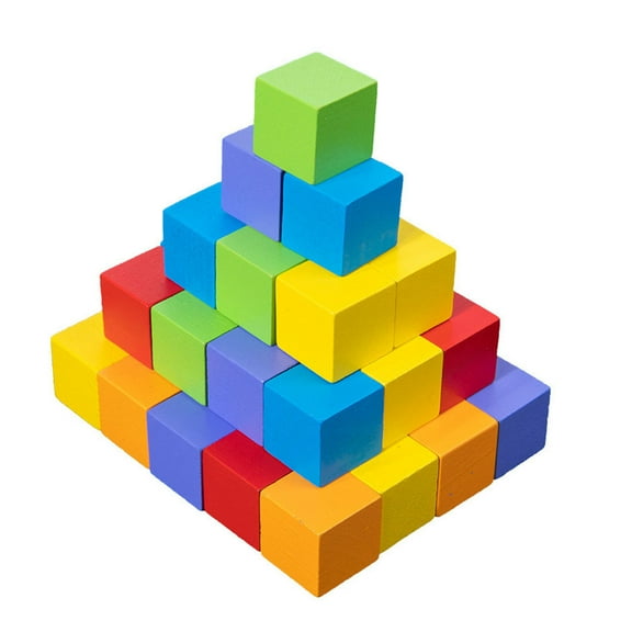 LEORX Kids Funny Building Blocks Educational Toy Assorted Color Synthetic Material 60pcs for Kids