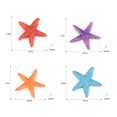 thumbnail image 4 of Figuras Marinas 4 Piezas Simulación Estrella Pez Modelo Acuario Decoración Mano de Obra Fina Magideal Figuras Marinas, 4 of 7