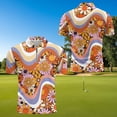 thumbnail image 5 of Uorisanigo Hippie Flower Matching Couple Outfits Mens Golf Shirts Short Sleeve Casual Workout Cool Tops and Ladies Golf Shirts Golf Shirts for Women Slim Fit Sleeveless Sports Shirts, 5 of 8