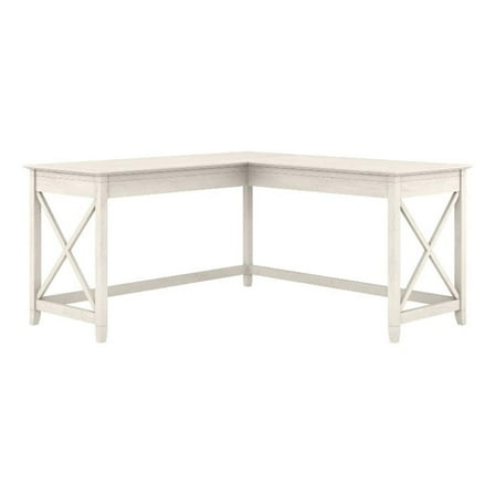 UrbanPro L Shaped Contemporary Engineered Wood Desk in White