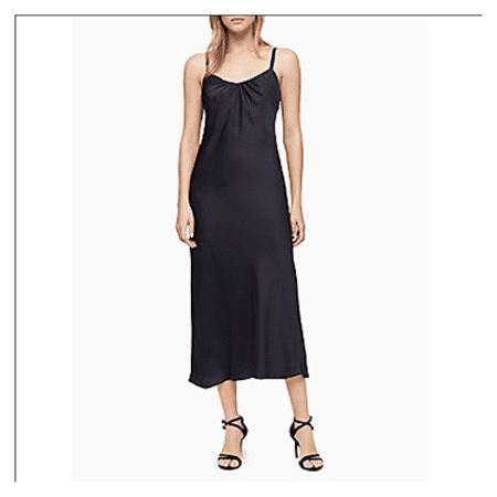 Calvin Klein Solid Sleeveless Long Slip Dress[ Size 10]