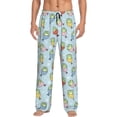 thumbnail image 5 of Mens Pajama Pants, Frog In Mermaid Soft Sleep & Lounge Pants for Men, Cuteness Casual PJ Bottoms Pants with Pockets, 5 of 7