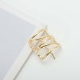 thumbnail image 5 of Unique Bargains 1 Pc Ponytail Buckle Hair Clip Hollow U-shaped Hair Ponytail Cuff for Women Gold Tone, 5 of 5