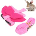 thumbnail image 1 of Adjustable Soft Harness, Made Of  Nylon Double-strap Design Rabbits Walking Harness with  Buckle Design for Walk Black Wing, Wing, 1 of 8