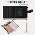 thumbnail image 3 of Small Wallet For Women Bifold Leather Pocket Coin Credit Card Holder With RFID Blocking Flat Illustration Of Spring, 3 of 6