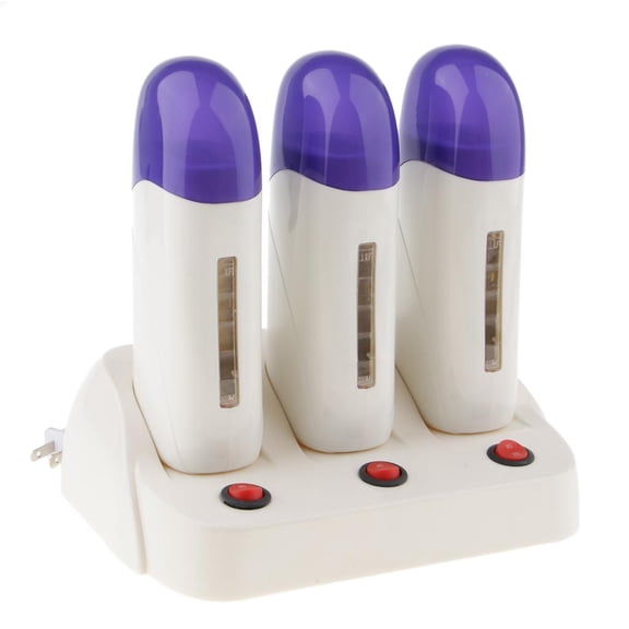 Calentador de Cera Eléctrica Colcomx 3 Tubo Rollo de Calentador de Cera
