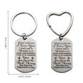 thumbnail image 2 of 2 Pcs Porte-Clés en Acier Inoxydable Fabriqués Pendentifs de Voiture (Argent), 2 of 7