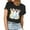 Black, variant on Women's Easter Shirts Funny Bunny Eggs Graphic Tees Trendy Short Sleeve T Shirts Blouses Summer Round Neck Tunic Tops