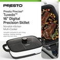 thumbnail image 2 of Presto Tuxedo Digital Precision Skillet Nonstick Kitchen Multi-Cooker, 16 Inch, 2 of 12