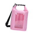 thumbnail image 3 of Funda impermeable para teléfono, bolsa seca de 5 l, bolsa flotante para kayak, bolsa para deportes al aire libre, rollo hermético Rosa, 3 of 9