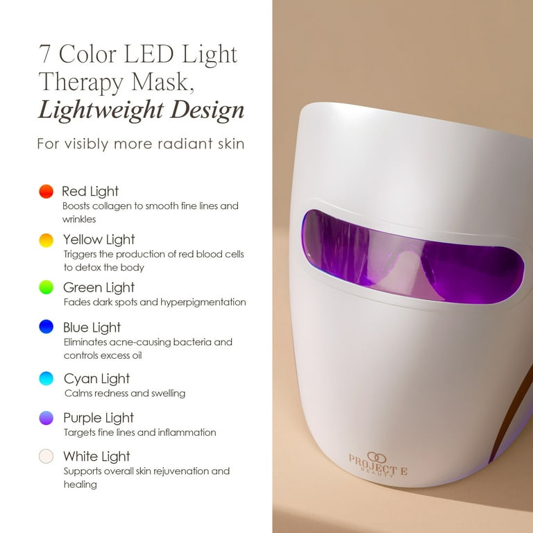Project E Beauty LED Light Therapy Mask - Walmart.com