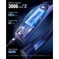 thumbnail image 3 of Ventilador de cuello portátil ZEEFO, batería de 6000 mAh, ultrasilencioso, azul, 3 of 7
