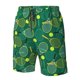 thumbnail image 4 of Balery Tennis Rackets and Balls Traje de Baño Estilo Hawaiano para Hombre, Shorts de Secado Rápido con Bolsillos-3X-Large, 4 of 6