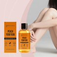 thumbnail image 2 of Shea butter body oil with a peach scent. This refreshing, hydrating, and easily absorbed body oil nourishes and moisturizes the skin., 2 of 4