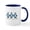 White/Navy Inside, variant on CafePress - Penguins Mugs - 11 oz Ceramic Mug - Novelty Coffee Tea Cup