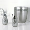 thumbnail image 6 of Better Homes & Gardens Glimmer Shiny Gray Resin Bathroom Trash Can, 1 Each, 6 of 6
