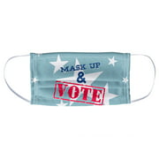 Mask Up and Vote 1-Ply Reusable Face Mask Covering, Unisex