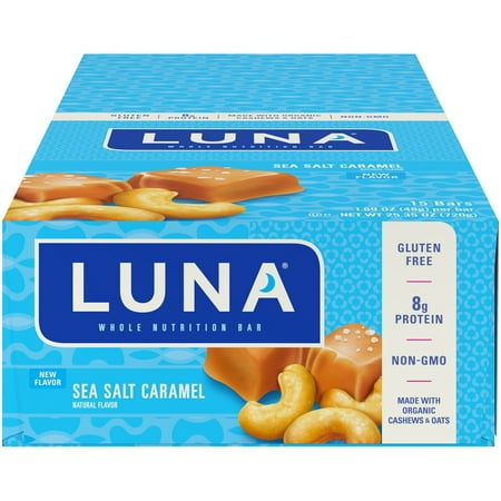 Luna® Sea Salt Caramel Whole Nutrition Bar 15 ct