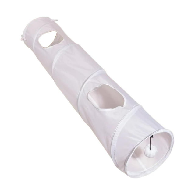 Kitten Tunnel Tube Chase Training Kitty con Play Ball Entertainment Interactive Forma recta Yuyangstore Gato Túnel